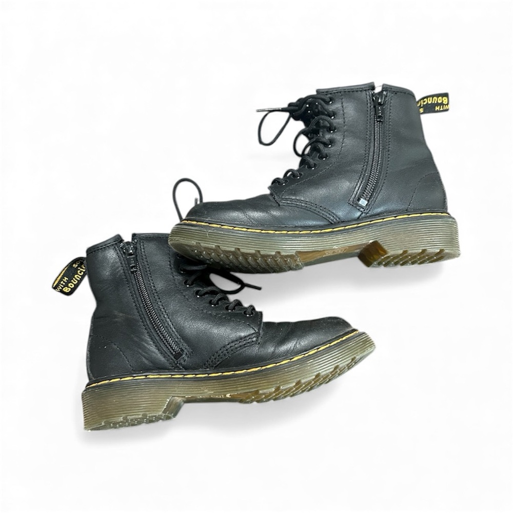 Dr. Martens Kids Black Lace-Up Boots - Picture 6 of 8